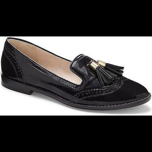 Black Louise Et Cie Joey Wing Tip Tassel Loafer - Picture 2 of 6